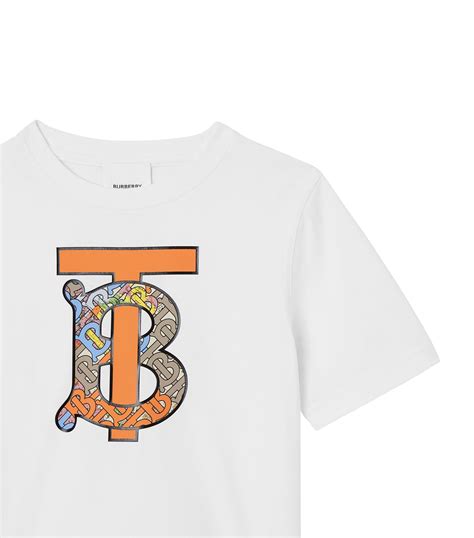 burberry monogram motif t-shirt|Burberry tb monograms.